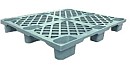 Plastic pallet for international shipping of ocean freight